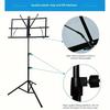 Wittner Tabletop Music Stand, Professional Multi-Purpose Folding Music Stand: Suitable for Guitar, Violin, and Drums, Includes Carrying Bag