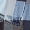 Avoca Lambswool Throw Knee Denim Standard Size Scarf,