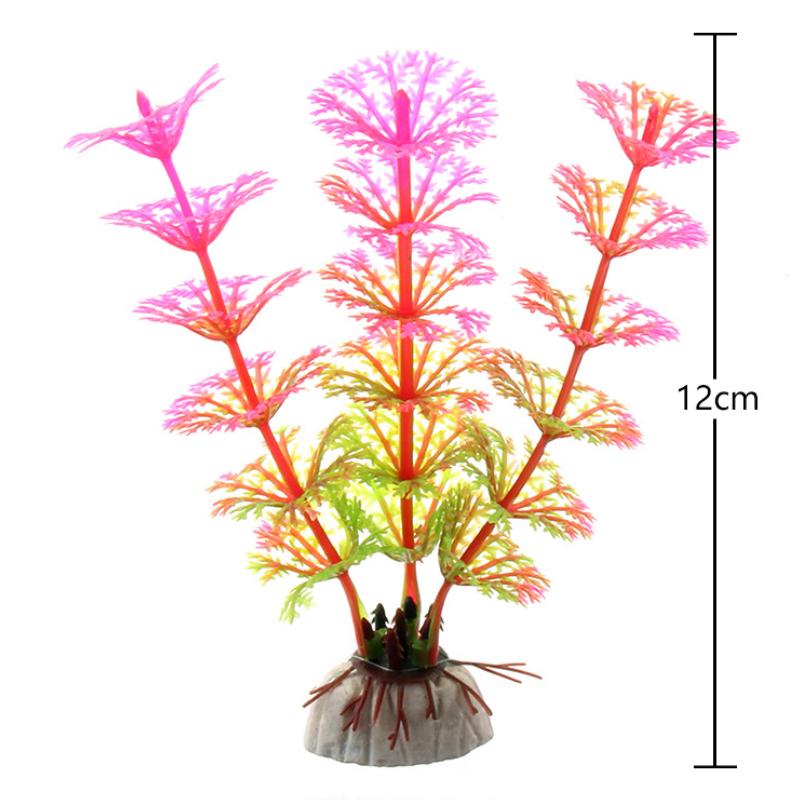 Искусственная водная трава, украшение для аквариума, моделирование гидропонного растения, пейзаж