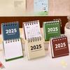 Simple Mini 2025 Calendar Office School Supplies Calendar Desk Calendar Monthly Planner Desk Accessories Home Office Stationery Supplies
