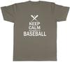 Keep Calm and Believe in Baseball Unisexs Unisex TShirt Tee