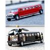 1/32 сплав Hummer H2 удлиненный лимузин металлическая литая модель автомобиля звук и свет инерционный детский игрушечный транспорт подарок