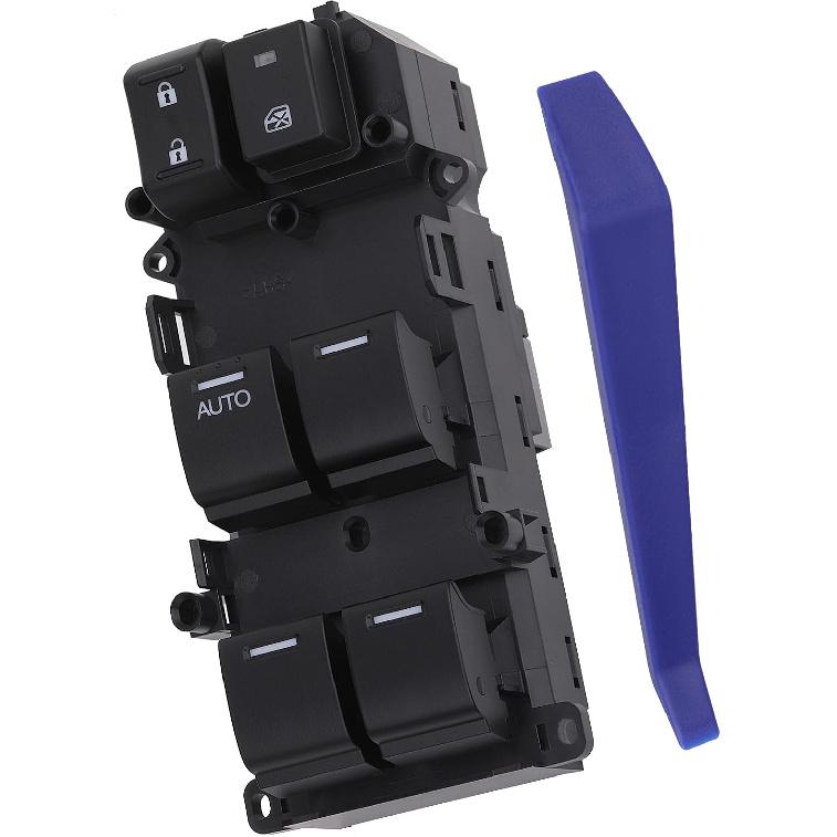 Vurkcy Master Power Window Switch for 2008-2012 Honda Accord 35750-TB0-H01 | Front Left Driver Side Control Button, Replaces OEM 35750-TBD-H13,