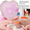Gold Edge Resin Nail Plate Resin Nail Mixing Palette Delicate Painting Tray  For Nail Art