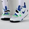 Nike Team Hustle D11 GS Green Strike Racer Синие детские кроссовки White Summit-White Pure-Platinum DV8996-101