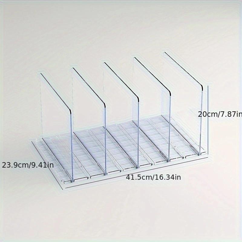 Пластиковый органайзер-разделитель полок для вертикального кошелька, сумки-свитера, рубашки в кладовой, спальне