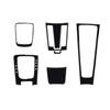 6Pcs Glossy Piano Black Console Gear Shift Cover Trim For Porsche 718 Boxster
