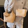 Premium Foreign Style Portable Bucket Bag Women's 2025 New Fashion Versatile Shoulder Bag Simple Commuter Messenger Bag