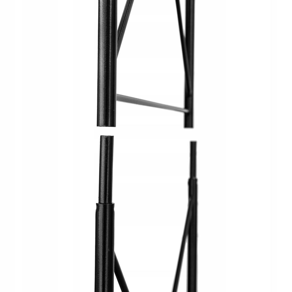 KADAX Pergola Ogrodowa metalowa Łuk Na Róże Pnącza Kwiaty Podpora Kwiatów 255cm