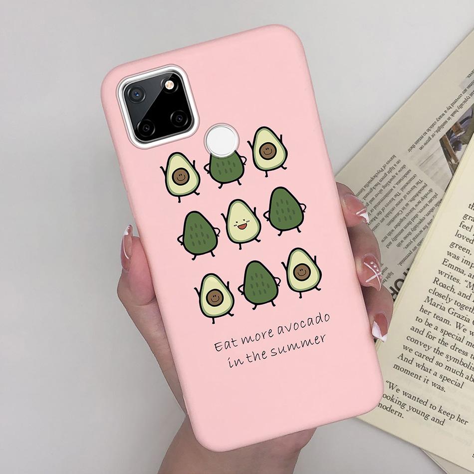 Для OPPO Realme C25 C25S C25Y Чехол Мультяшный Мягкий Силикон Матовый Ударопрочный Задняя крышка телефона Для Realme C 25 S Y Capa Funda Coque