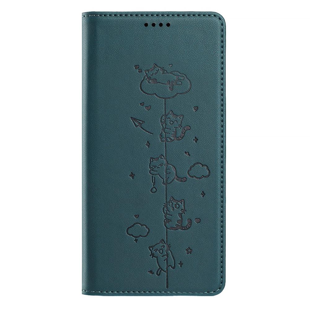 Милый кожаный чехол-книжка с котиком для Doogee Note 56X 56 58 59 N60 Pro N55 Plus, с карманом для карт, RFID-защитой, чехол для телефона