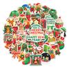 50 Cute Cartoon Creative Christmas Stickers For Phone Cases, Water Bottles, Desktops, And Journals