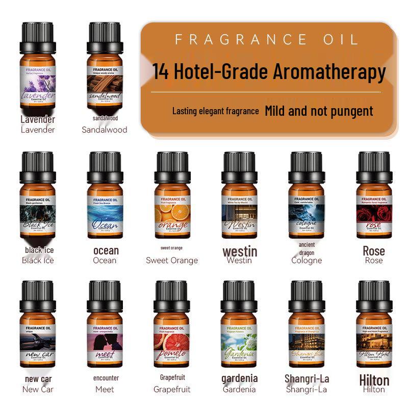 Диффузор и сменный блок для эфирных масел 10 мл – Каменная аромамашина с долговечным дезодорирующим ароматом