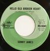 7-дюймовая пластинка SONNY JAMES  Hello Old Broken Heart  Young Love 456041 Capitol Records 1965 Канада Поп Б/у