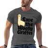 Alpaca Lover Gift Funny Save The Woolly Giraffes TShirt Plus Size All Match Tee Shirt