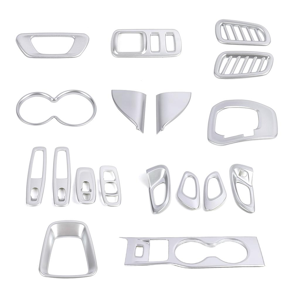For Renault Kadjar 2015- Auto Interior Central Control Modify Frame Cover Trim Inner Part Car Styling