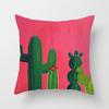 Nordic Style Tropical Plant Cactus Pattern Cushion Cover Sofa Car Office Pillowcase Home Decor