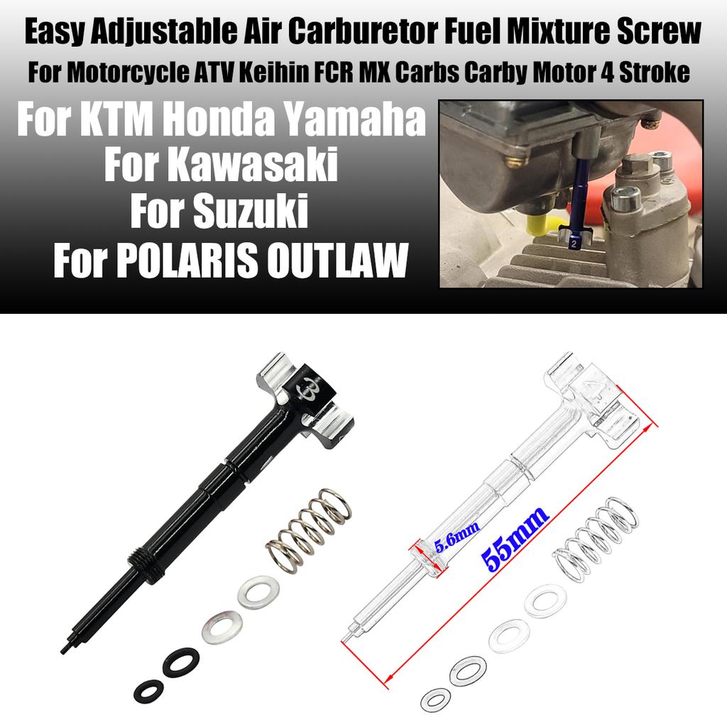 Keihin FCR Carburetor Easy Air Fuel Mixture Screw For KTM Honda Yamaha Kawasaki Suzuki CRF TRX YZF WR WRF KLX KX RMZ 250 450 525
