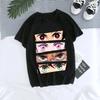 Women's T-Shirt Kaus Grafis Anime Uniseks Tanjirou Kamado Kaus Wanita Kimetsu Kaus Wanito Printed Harajuku T-shirt