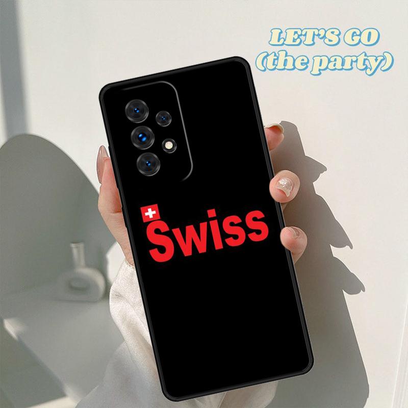 Швейцария Швейцарский флаг чехол для телефона Для Samsung Galaxy A42 A31 A40 A51 A71 A32 A80 A91 A52 A72 A73 A20e A21S A50 A70 A11 A12 Обложка