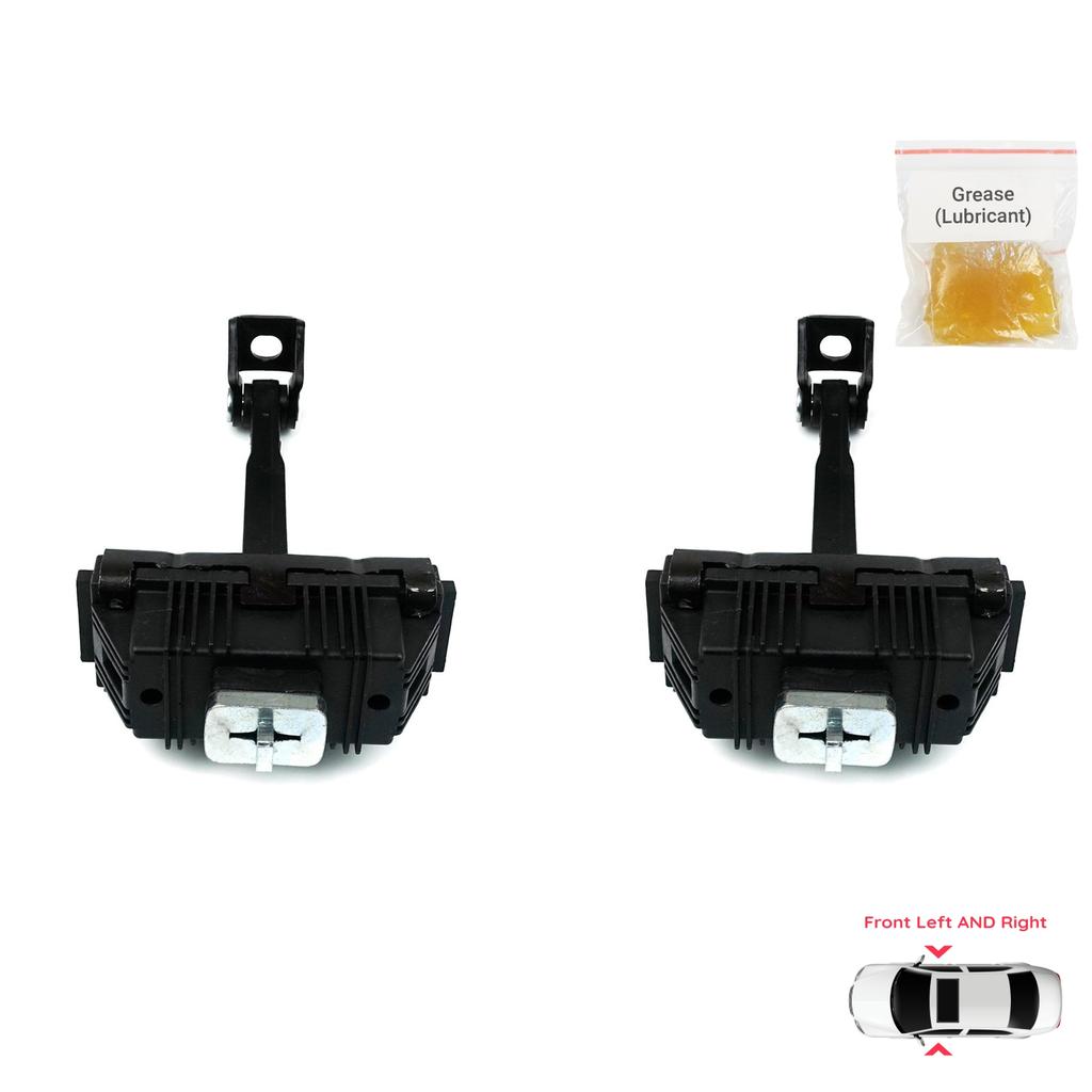 EDP1079-1 2 Pieces Front Left AND Right Door Catch Hinge Brake Stop Check Strap Limiter for BMW X5 E53 1999-2006 51218402502