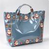 Christmas Printed PVC Waterproof Tote Bag Amazon European and American Women Commuter Shopping Handbag