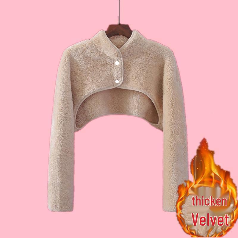 Женский теплый фланелевый коралловый флисовый протектор для плеч и шеи для осени и зимы