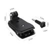 1PCS 360° Rotary Clip Mount For Camera 13 12 10 9 8 7 Insta360 X3X4 SJCAM - Hat Belt Backpack Clamp Accessories