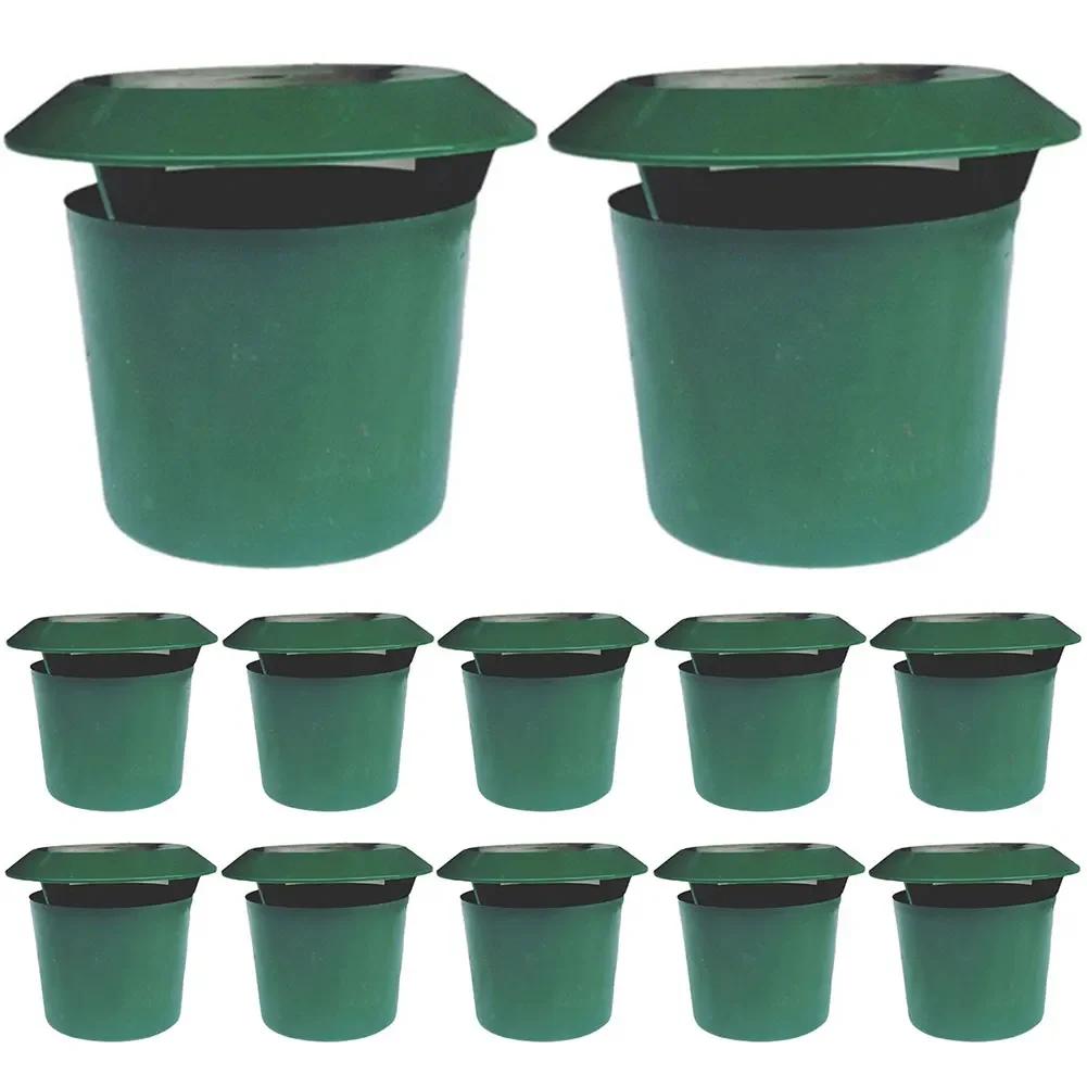 Ловушка для улиток Клетка для слизней Экологичная станция для приманки от вредителей Инструмент для ловли Вредитель-репеллент для животных Защитник сада и фермы Домик-ловушка для улиток