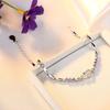 925 Silver Plated Heart Bracelet for Women with Zircon Love Diamond Jewelry Gift Romantic Matching Couple