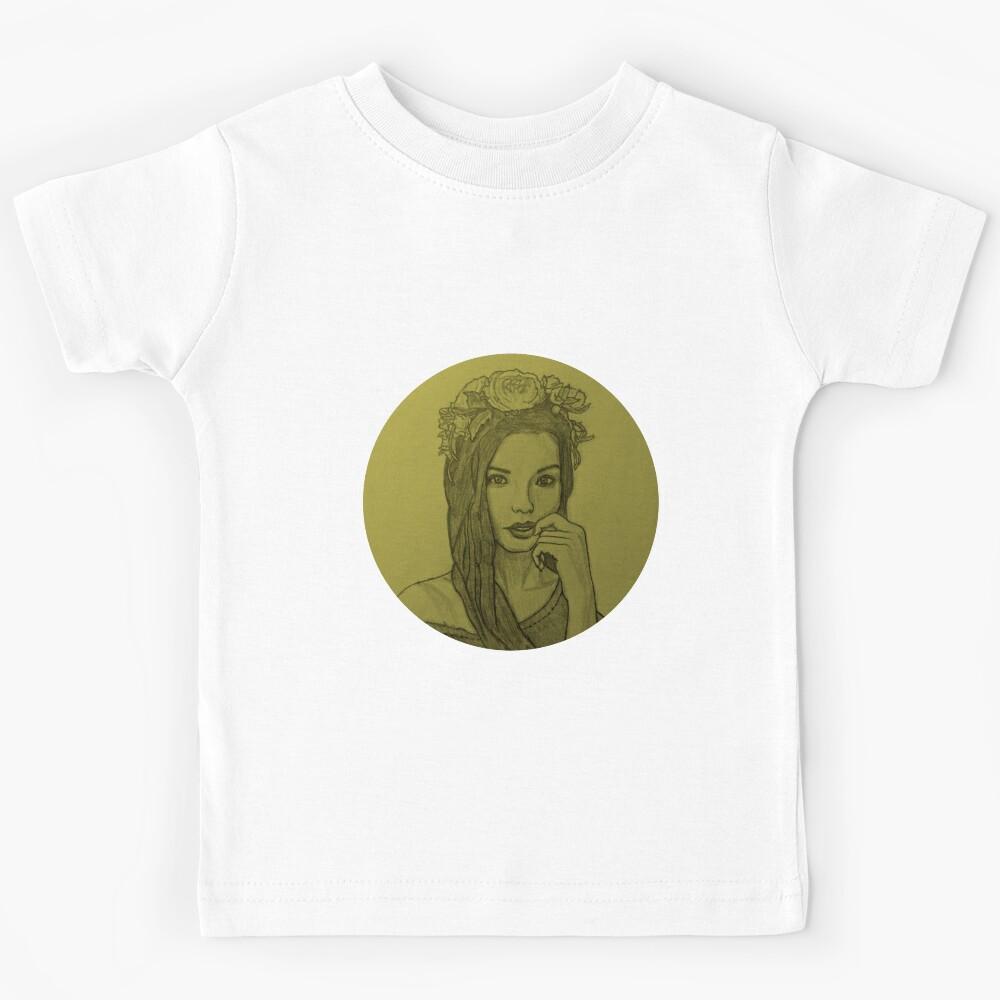 Beautiful Woman Portrait (5) Kids T-Shirt