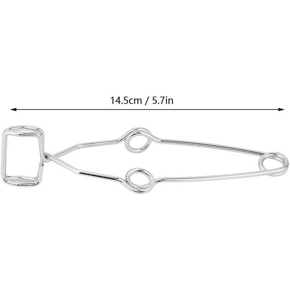 Серебряный зажим Labs длиной 14,5 см с ручками для пальцев, прочный зажим для пробирок, лабораторный эксперимент