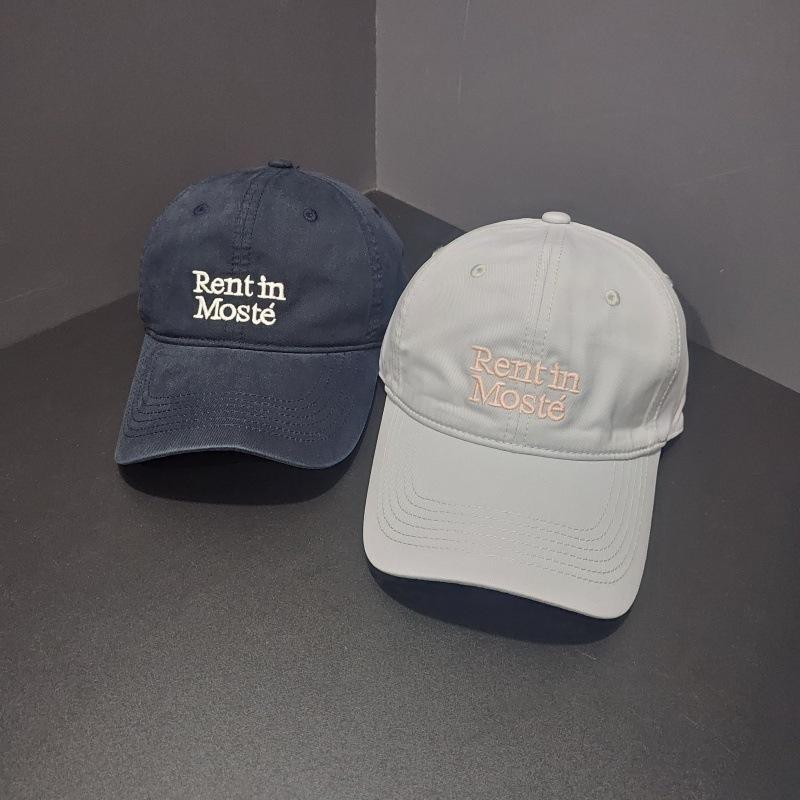 Big head circumference letter embroidery baseball cap spring new simple versatile cap men and women show small faces