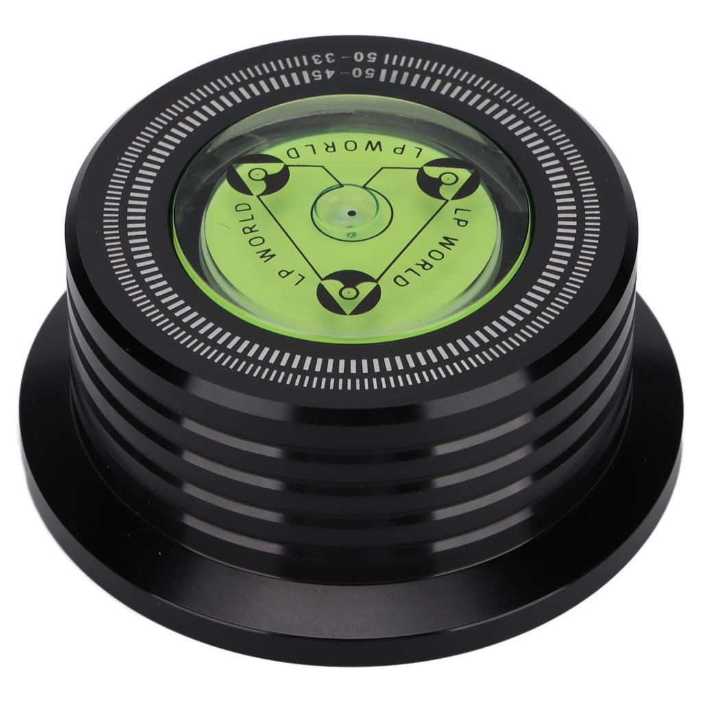 Стабилизатор веса пластинки, алюминиевый зажим для проигрывателя пластинок с пузырьковым выравниванием для проигрывателя пластинок LP