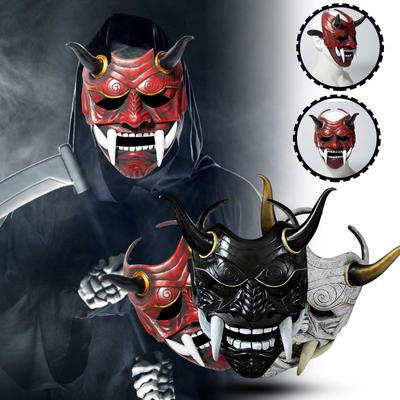 Японская маска Hannya Oni, полнолицевая латексная маска Evil De-mon Mon-ster для мужчин