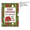 Merry Christmas Gift Card Book 10 Pages Greeting Card Album Keeper DIY Spiral Bound Christmas Gift Card Holder Xmas Gifts for Family Friends Students