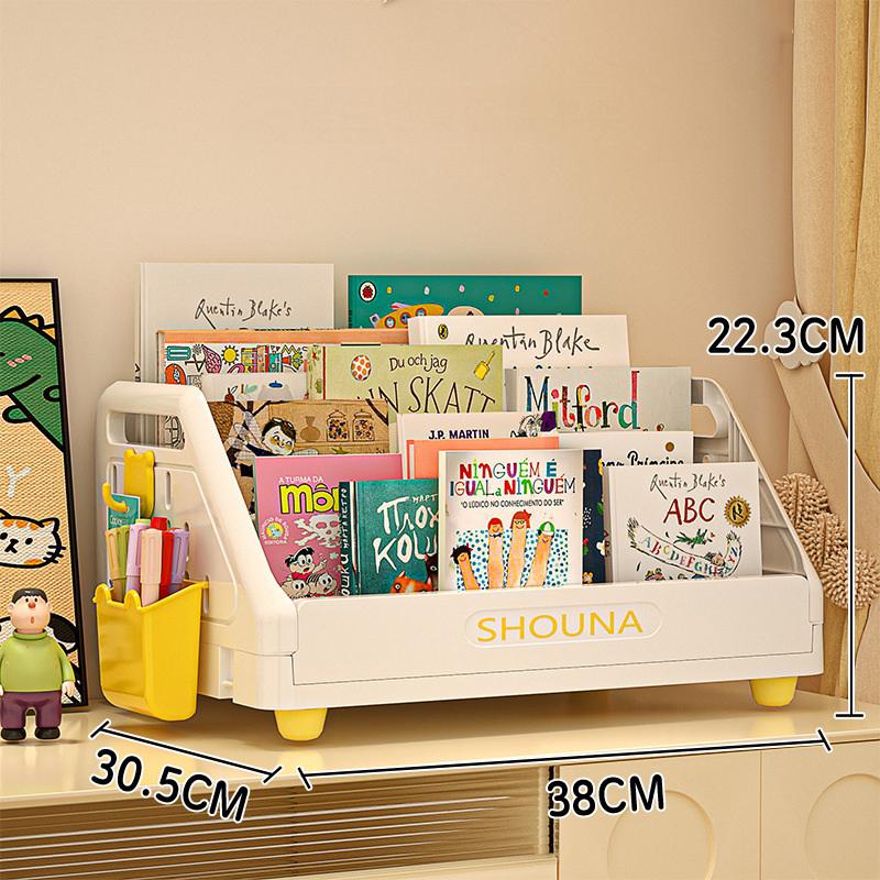 Simple Bookshelf Large Capacity Bookshelf Storage Rack Bedroom Bookshelf Storage Rack Easy To Assemble Bookcase Stackable