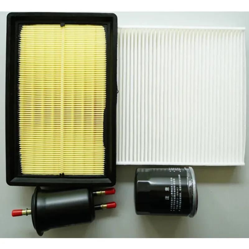 Filters FOR brilliance H230 ZhongHua V3 air filter 42809253 +cabin filter 87139-06060 + fuel 3483012 + Oil filter MD135737