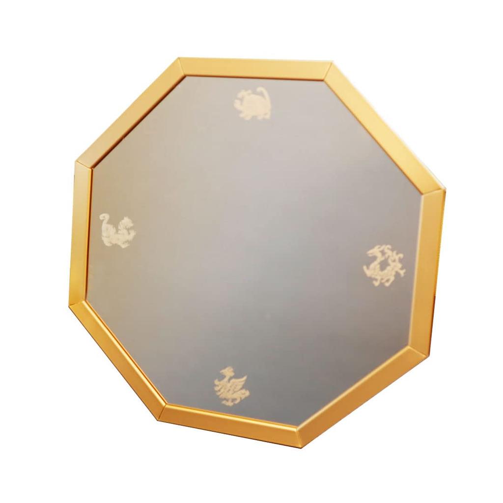 Фэн-шуй Вход Восьмиугольная столешница Настенный Косметический Ручной Актриса Сделано Четыре Божественных Зеркало Тигра, Стильный, Зеркало, Дракон, Туалет, Зеркало, Подвесной,