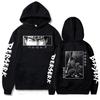 2023 Harajuku Japanese Anime Berserk Guts Hoodies Men Kawaii Cartoon Graphic Hip Hop Fashion Sweatshirt Pullover Men Sudaderas