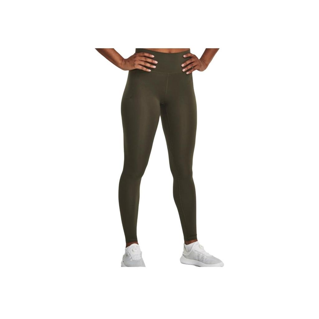 Under Armour High-Waist Slim-Fit Sports Leggings Women Bottoms Green 1382522-390