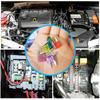 DanYun 64 Pcs Mini Flat Fuse Small Fuse Car Fuse 2A 3A 5A