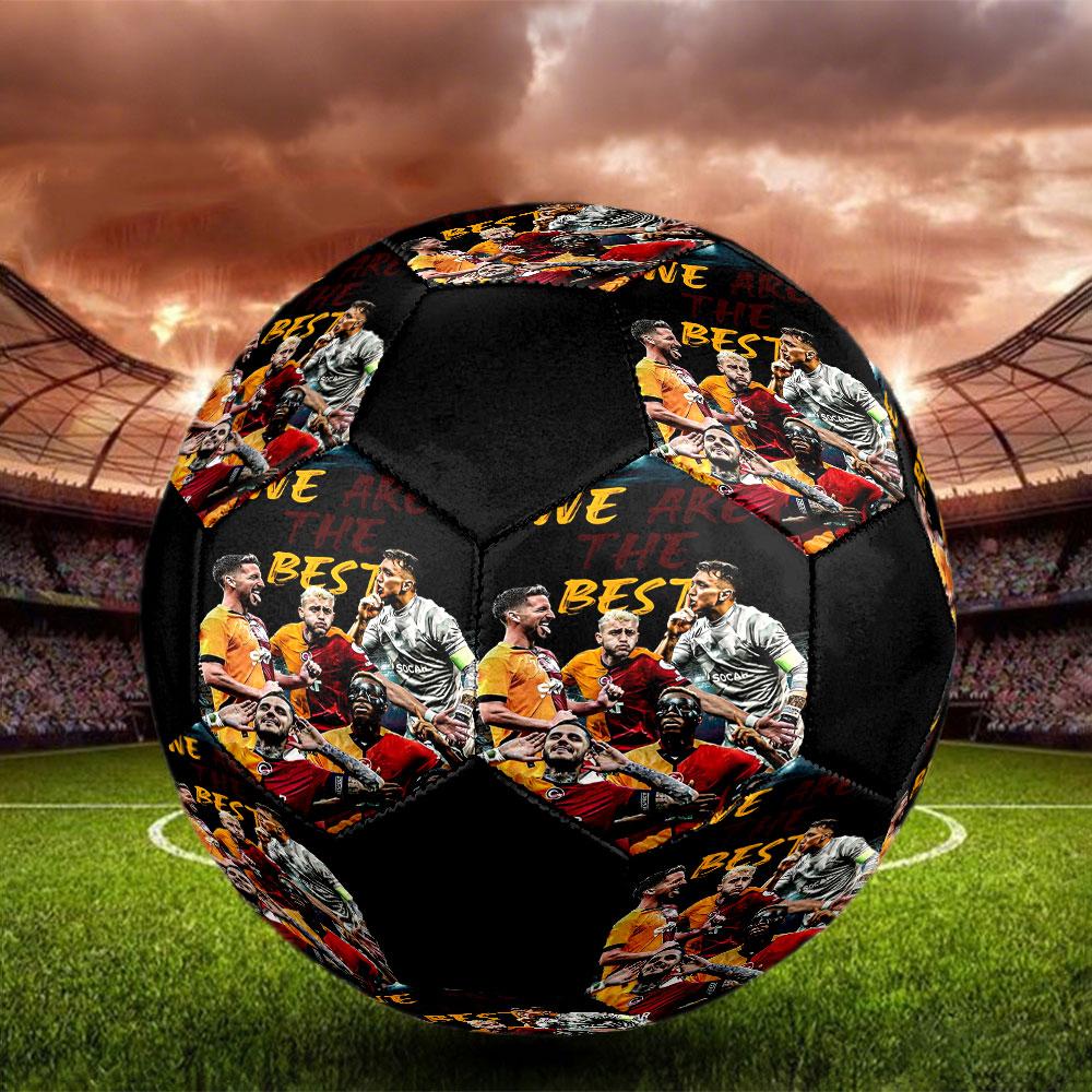 1 шт. Футбольный мяч Galatasaray SK Размер 5 Мяч для мини-футбола Модный Цветной Игра во дворе - Отличный Подарок для Спортивных Фанатов HE10