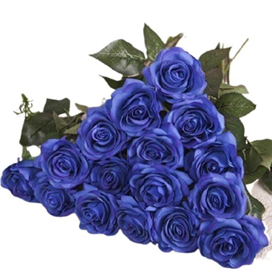 10 шт. искусственные латексные розы цветы Свадебная вечеринка офисный стол букет домашний декор