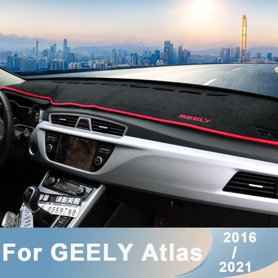 Для GEELY Atlas 2016 2017 2018 LHD автомобильные коврики для приборной панели избегайте легких подушечек с защитой от УФ-лучей, ковры, аксессуары