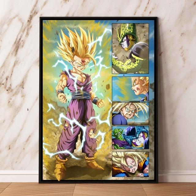 Картина персонажей аниме, бусины дракона, декоративные подарки Vegeta, классическое украшение современной гостиной