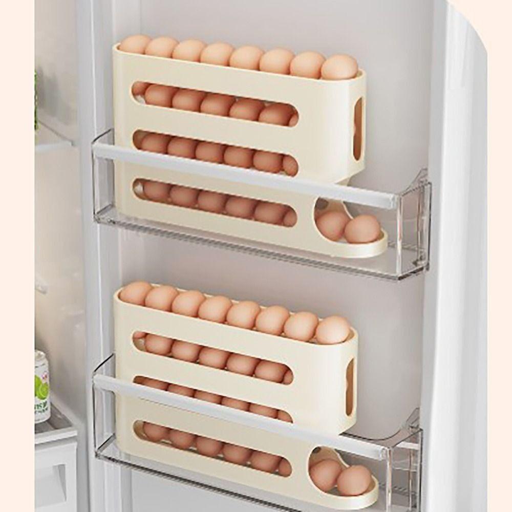 Household Egg Storage Box Large-capacity Refrigerator Organizer Egg Dispenser Refrigerator