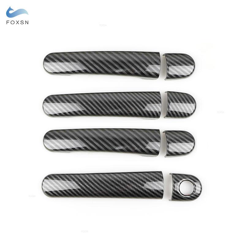 Накладки на внешние дверные ручки автомобиля, наклейки, аксессуары для отделки Skoda Octavia Fabia 2001-2007 Superb 2001-2008 Roomster