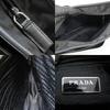 Used PRADA Shoulder Bag 2VH797 Nylon NERO black Triangular plate