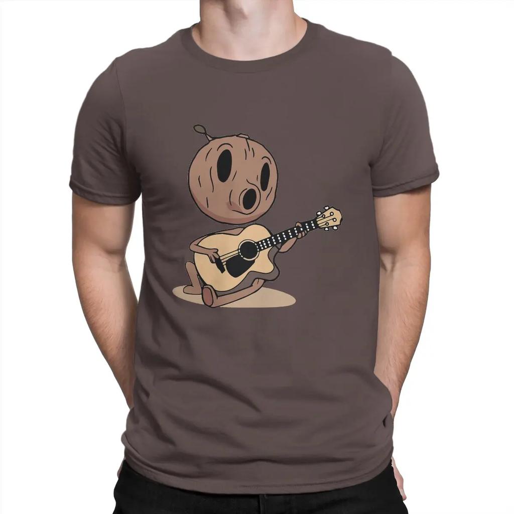 Music Guitar Hip Hop TShirt H-Hilda Cartoon Leisure T Shirt Summer Stuff For Adult